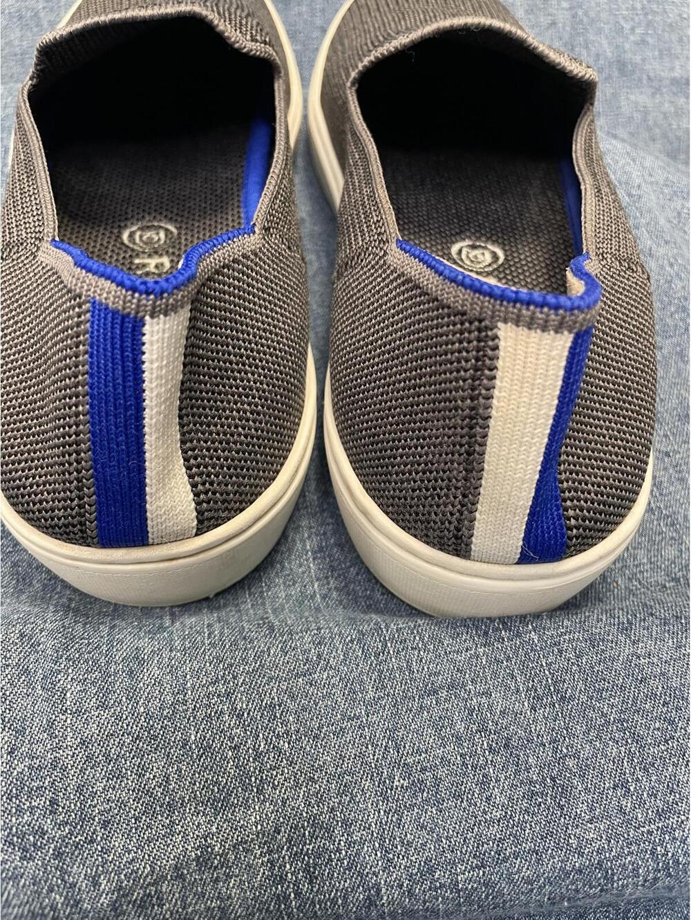 Rothy's original grey slip-on sneakers Womens 7 1/2 - Picture 4 of 6